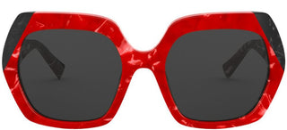 Alain Mikli EVANNE 0A05054 women Red Oversize Sunglasses