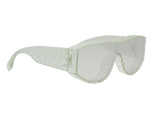 FENDI FE40128I men Green Shield Sunglasses
