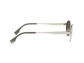 FENDI Fendi Sky FE40180U men Gold Oval Sunglasses