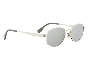 FENDI Fendi Sky FE40180U men Gold Oval Sunglasses