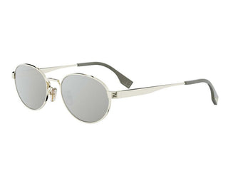 FENDI Fendi Sky FE40180U men Gold Oval Sunglasses