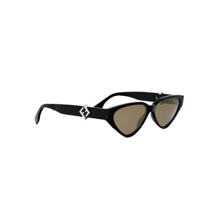 FENDI FF Diamonds FE40184I women Black Cat Eye Sunglasses