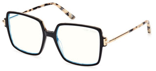 Tom Ford FT5915-B BLUE BLOCK women Black Geometric Eyeglasses