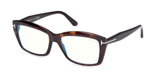 Tom Ford FT6065-B BLUE BLOCK unisex Havana Butterfly Eyeglasses