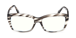 Tom Ford FT6065-B BLUE BLOCK unisex Havana Butterfly Eyeglasses