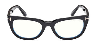 Tom Ford FT6066-B BLUE BLOCK unisex Black Rectangle Eyeglasses