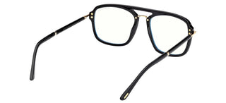 Tom Ford FT6086-B BLUE BLOCK unisex Black Geometric Eyeglasses