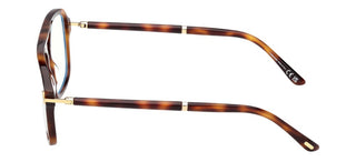 Tom Ford FT6086-B BLUE BLOCK unisex Havana Geometric Eyeglasses
