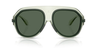 Moncler Fynder Me8012u Unisex Green Shield Sunglasses