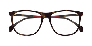 Gucci GG0554O men Havana Geometric Eyeglasses