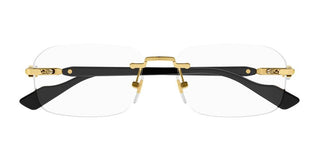 Gucci GG1221O men Black Visor Eyeglasses
