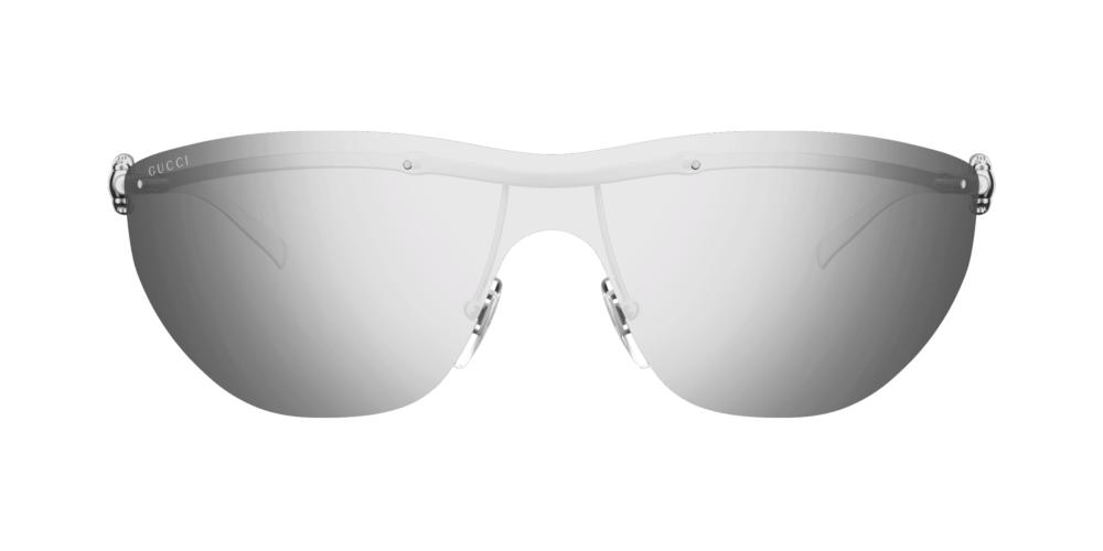 Gucci Gg1700s Women Silver Shield Sunglasses – Otticanet display picture 2
