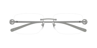 Gucci Gg1703o Men Silver Squared Eyeglasses