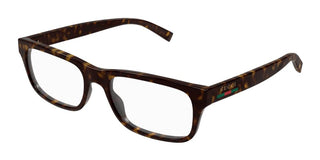 Gucci GG1858O men Havana Squared Eyeglasses