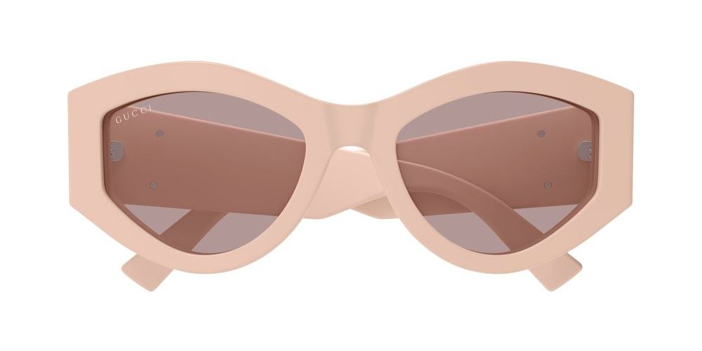 NEW GUCCI GG1951S 005 WOMEN PINK SUNGLASSES Gucci GG1951S 005 Shiny Solid Vintage Pink/light Brown 53-20  main image 3