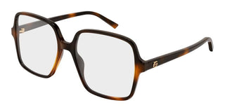 Gucci GG1994O women Havana Squared Eyeglasses