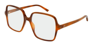 Gucci GG1994O women Havana Squared Eyeglasses