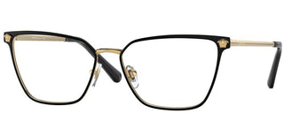 Versace GLAM MEDUSA VE 1275 women Black Geometric Eyeglasses