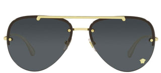 Versace GLAM MEDUSA VE 2231 women Gold Pilot Sunglasses