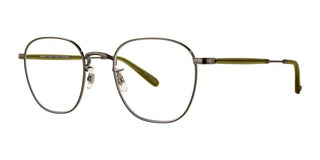 Garrett Leight Grant M Unisex Silver  Eyeglasses