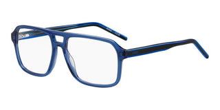 Hugo Hg 1299 Men Blue Rectangle Eyeglasses