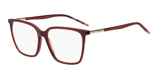 Hugo Hg 1381 Women Red Squared Eyeglasses