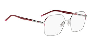 Hugo Hg 1382 Women Silver Geometric Eyeglasses