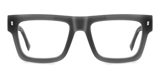 Dsquared2 Icon 0023 Men Grey Squared Eyeglasses