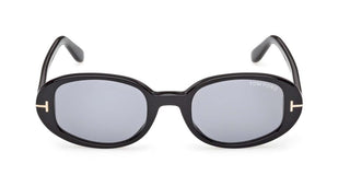 Tom Ford IGGY FT1364 women Black Oval Sunglasses