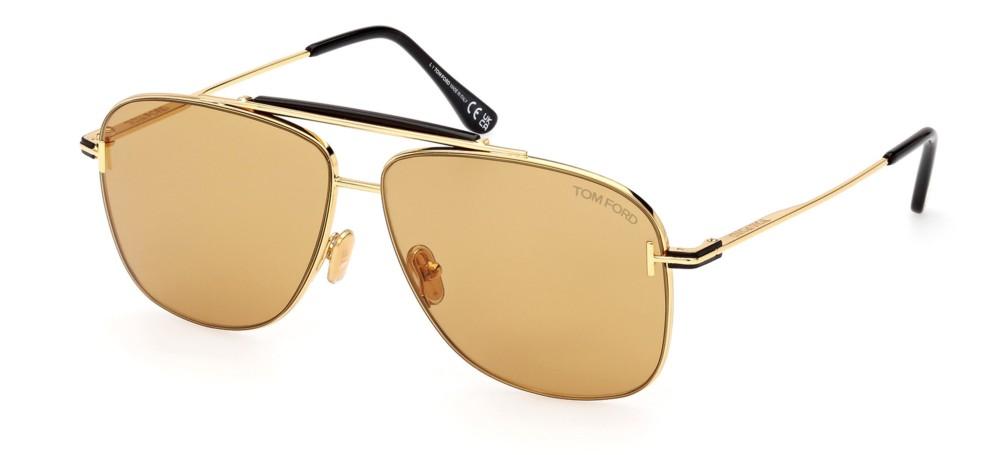Tom Ford Jaden Ft 1017 Unisex Gold Pilot Sunglasses – Otticanet