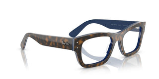Ray-Ban JOSEPH RX 7683V unisex Havana Squared Eyeglasses