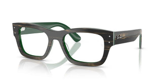 Ray-Ban JOSEPH RX 7683V unisex Green Squared Eyeglasses