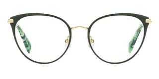 Kate Spade Ks Asia 2/g/t Women Green Round Eyeglasses