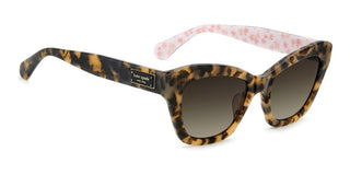 Kate Spade Ks Daina 2/g/s Women Havana Cat Eye Sunglasses