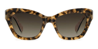 Kate Spade Ks Daina 2/g/s Women Havana Cat Eye Sunglasses