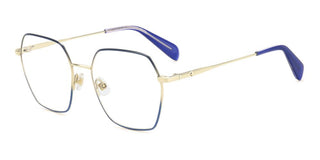 Kate Spade Ks Helka 2/g/t Women Blue Geometric Eyeglasses