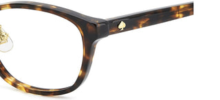 Kate Spade Ks Jailene 2/fj Women Havana Rectangle Eyeglasses