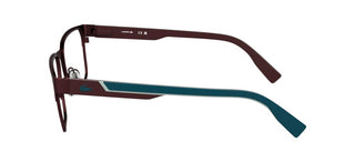Lacoste L2306 Men Red Squared Eyeglasses