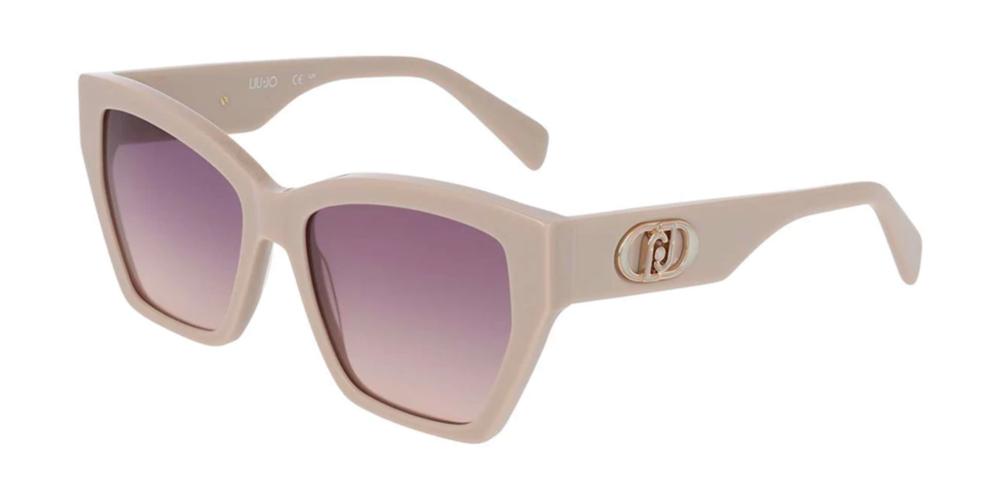 Liu Jo LJ116S Butterfly Sunglasses Gold Frame Brown Gradient 57-15-135 Women main image 2