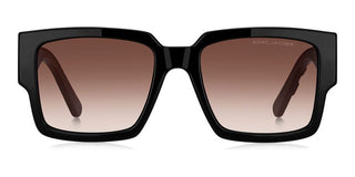 Marc Jacobs MARC 739/S unisex Black Rectangle Sunglasses