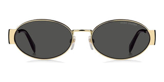 Marc Jacobs Marc 806/s Women Gold Oval Sunglasses