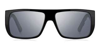 Marc Jacobs Marc Logo 096/s Unisex Black Rectangle Sunglasses