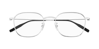 Montblanc MB0371OA men Silver Geometric Eyeglasses