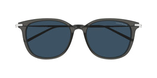 Montblanc MB0416SA men Grey Squared Sunglasses