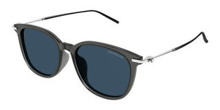 Montblanc MB0416SA men Grey Squared Sunglasses
