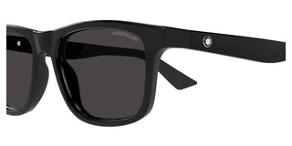 Montblanc MB0432S men Black Squared Sunglasses