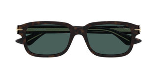 Montblanc MB0436S men Havana Rectangle Sunglasses