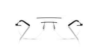 Moncler ME1003 unisex Black Round Eyeglasses
