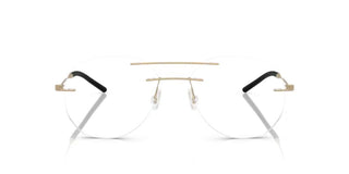 Moncler ME1003 unisex Gold Round Eyeglasses