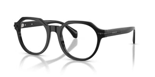Moncler Me2014 Unisex Black Round Eyeglasses